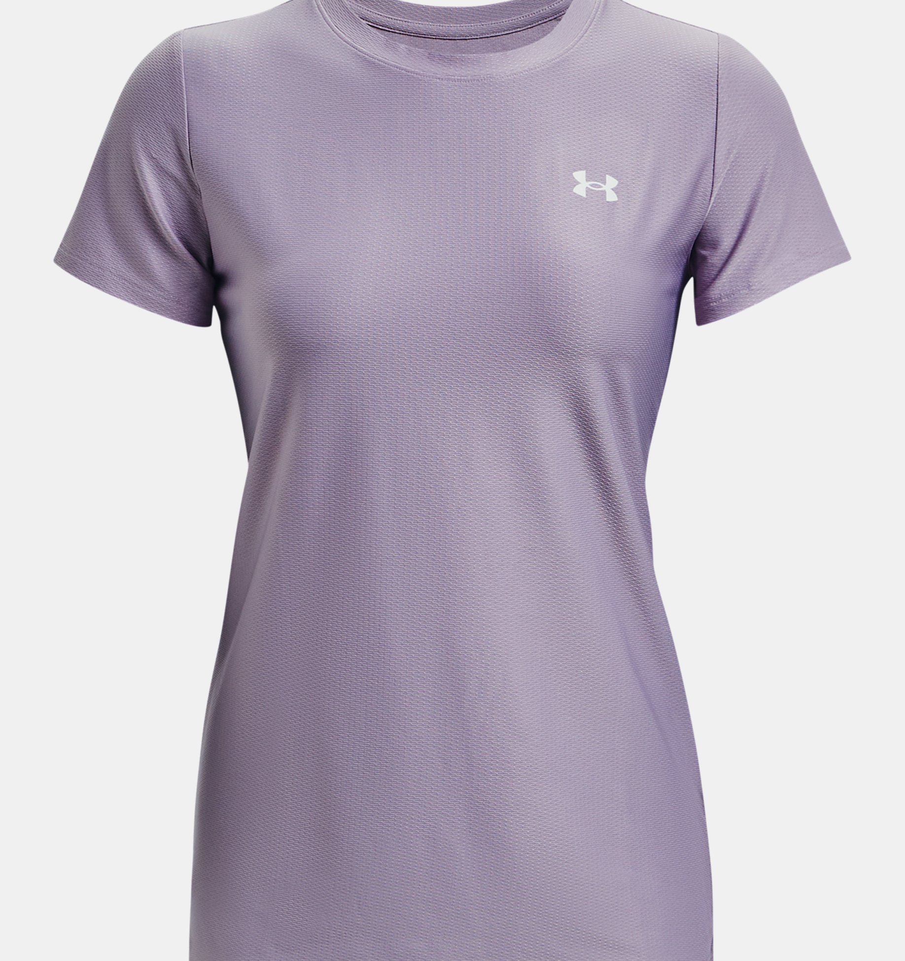 Girls Kids Youth Under Armour Heat Gear Shirt NEW Short Sleeve Purple Size Large 